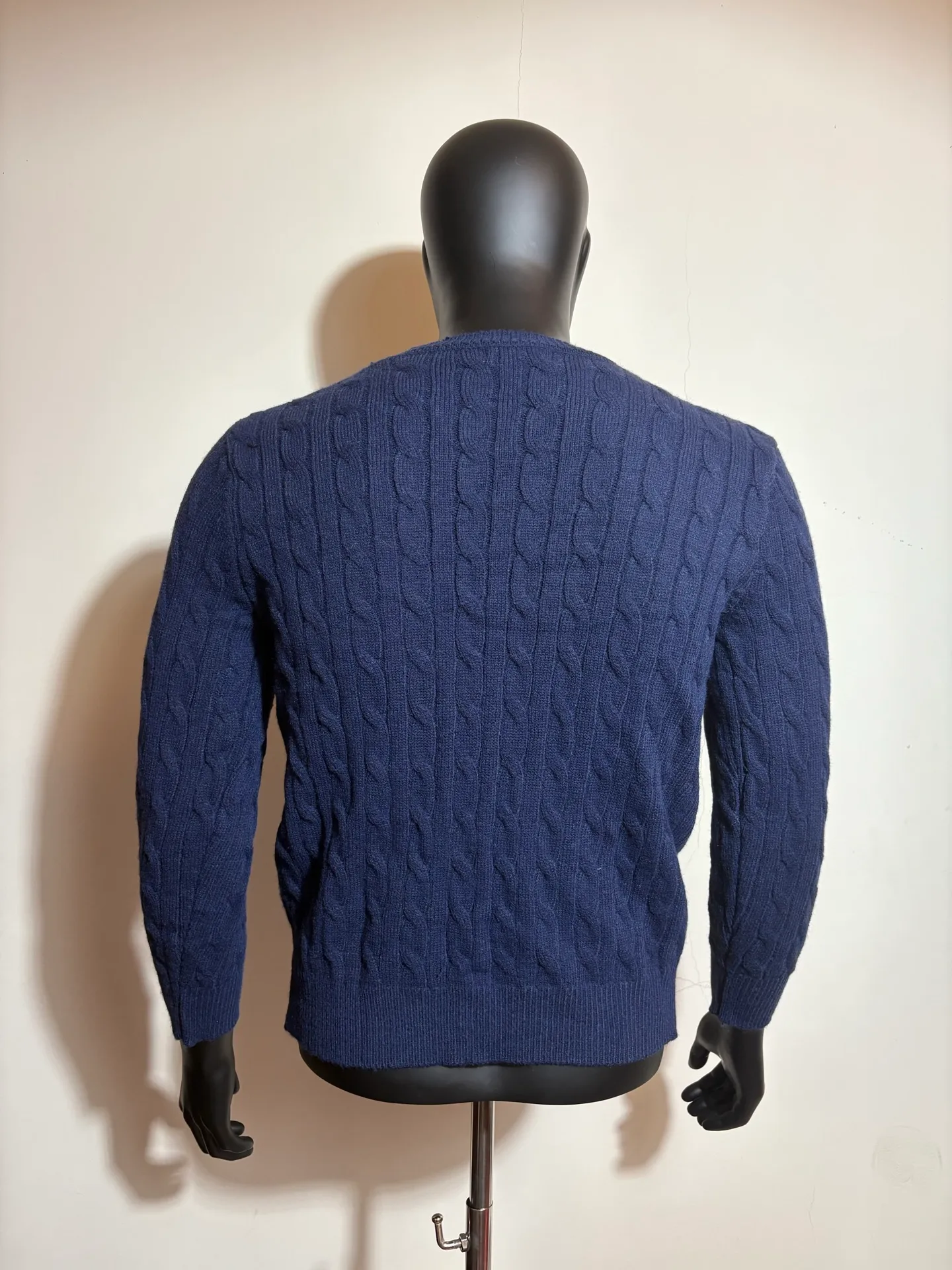 P190 000010 #FF2223 Polo Ralph Lauren solid cable knitted sweater brown Size: S-XXL